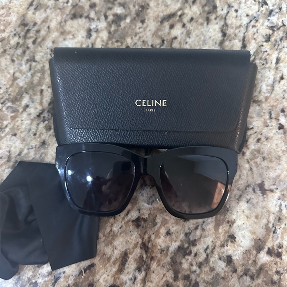 Celine geometric cat eye sunglasses - Picture 3 of 7